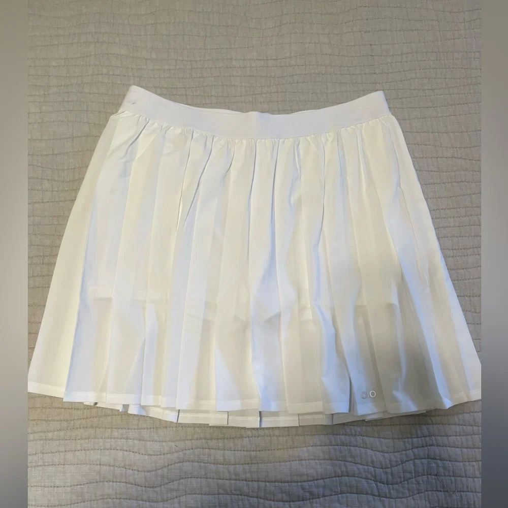 ALO Yoga White Mini Skirt